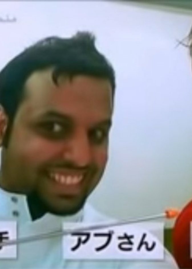  تلفزيون أوسكا الياباني يحتفي بشاب سعودي