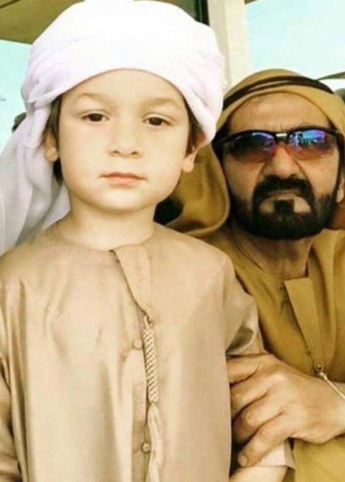 الشيخ زايد أصغر أبناء الشيخ محمد بن راشد آل مكتوم