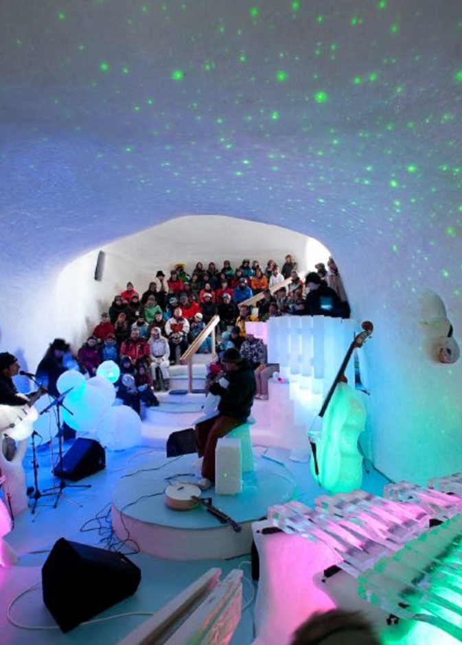 زيارة معمل الجليد