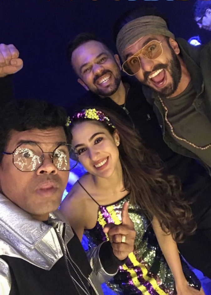 فريق الفيلم حضر بصحبة رانفير سينغ وديبيكا بادوكون