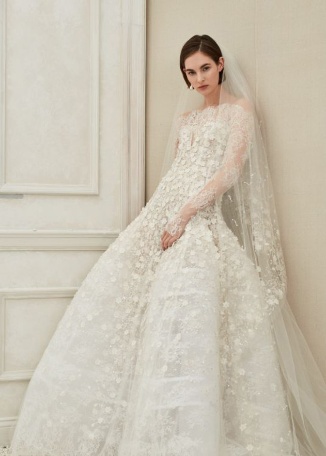 موديلات فساتين زفاف دانتيل