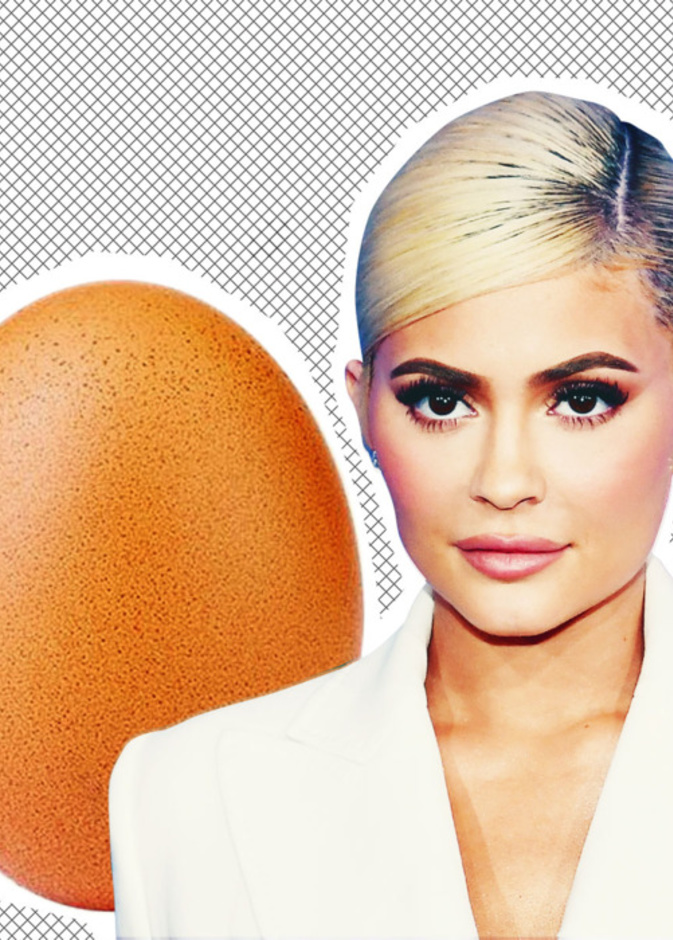  بيضة تتفوق على كايلي جينر وتحصد 39.3 مليون إعجاب