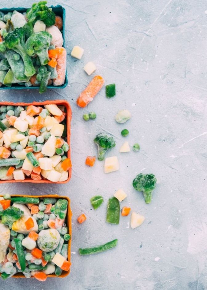 طريقة حفظ الخضروات في الفريزر