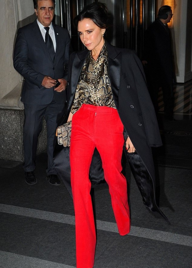 أحدث إطلالة لفيكتوريا بيكهام في نيويورك