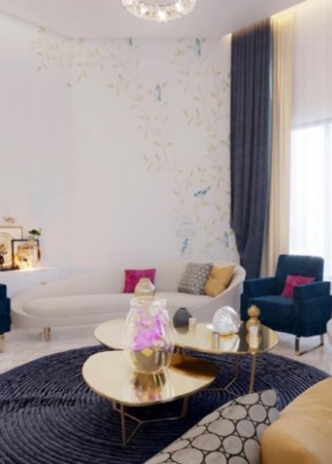 احدى تصاميم المصممه سمر الأسمري