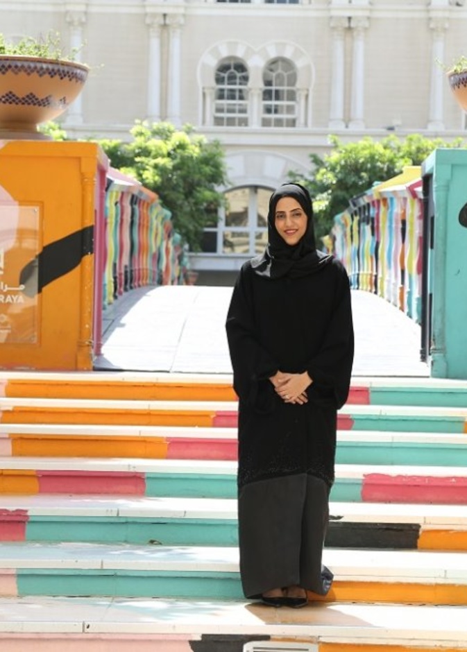 مديرة مؤ سسة "فن" الشيخة جواهر بنت عبدالله القاسمي