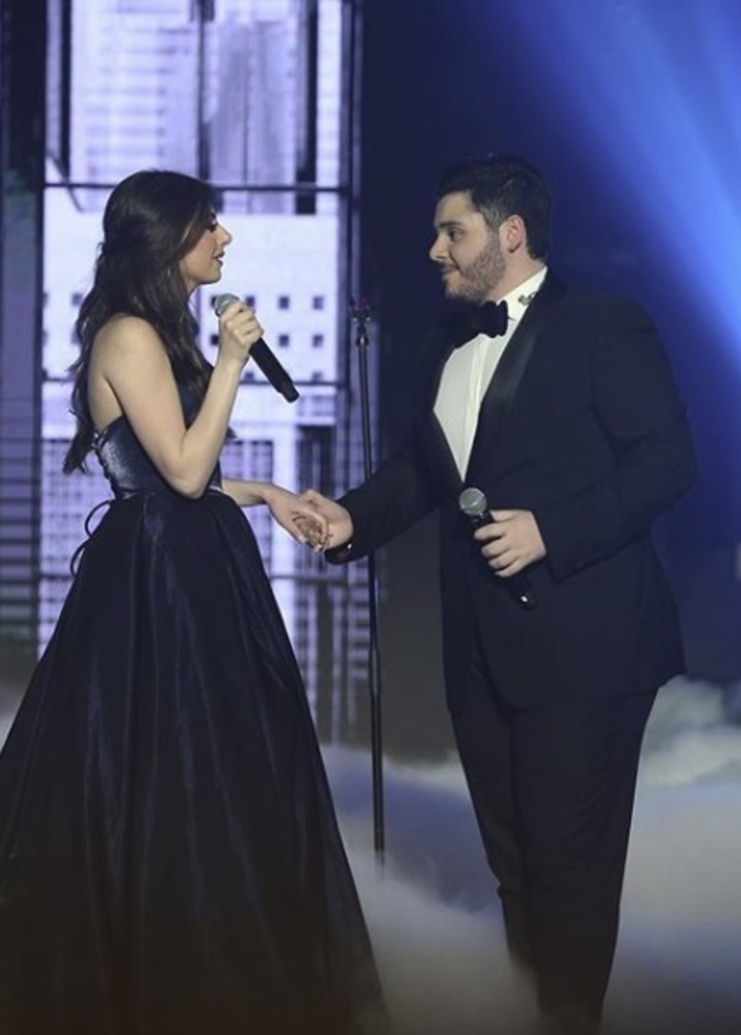 الوليد الحلاني وماريتا الحلاني يتشاركان الغناء في  Celebrity duets