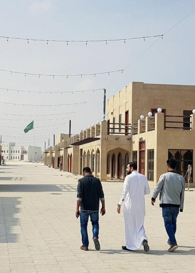 اعتمادالبناء التراثي في مشروع وسط العوامية