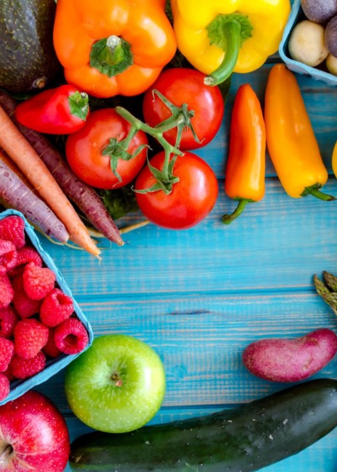 تناول الخضار و الفواكه يساعد على انقاص الوزن بصورة طبيعية و صحية