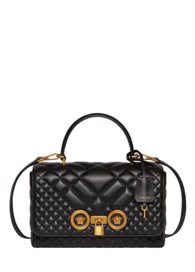 حقيبة Versace الأيقونية باللون الأبيض