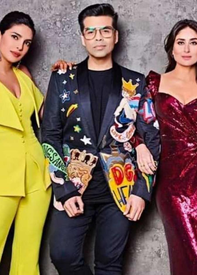 كارينا كابور وبريانكا تشوبرا مع كاران جوهر