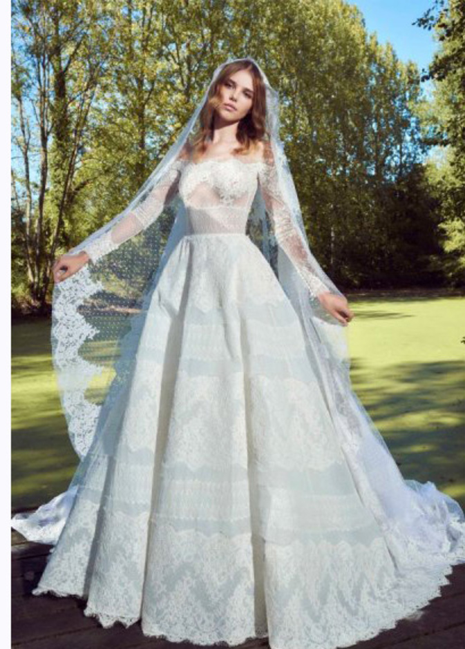 موديلات طرح زفاف 2019 من ايلي صعب