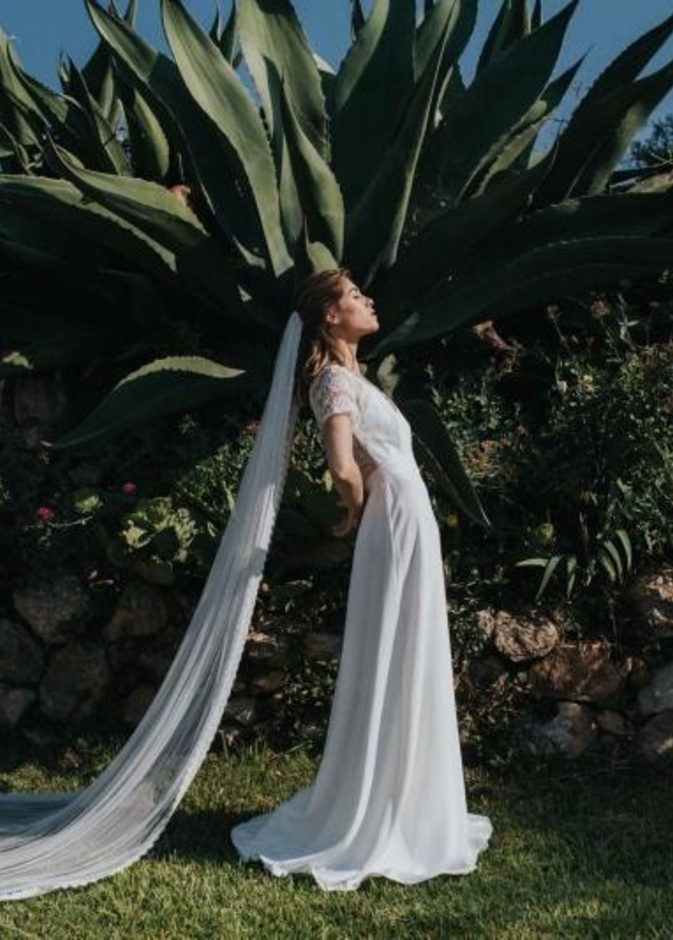 طرحة العروس الفرنسية