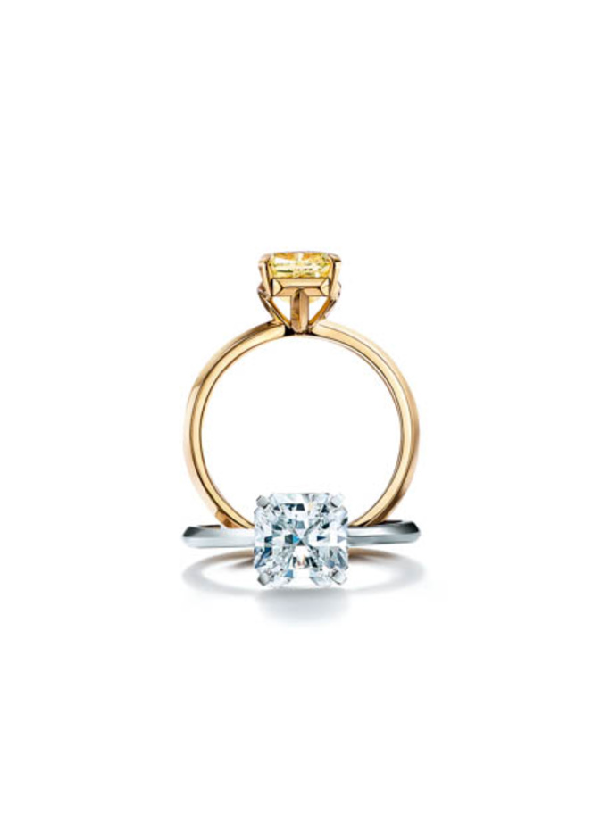 TIFFANY TRUE.. تصميم جديد لخاتم الخطوبة وأسلوب مبتكر لبرز الألماس
