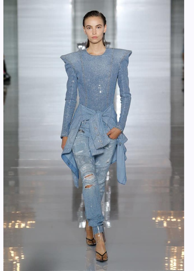 Alberta Ferretti الجينز بدرجات الباستيل لدى 