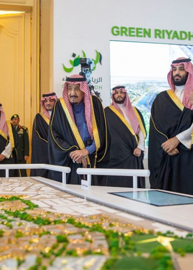 الملك سلمان يطلق مشاريع الرياض الاربعة الكبرى
