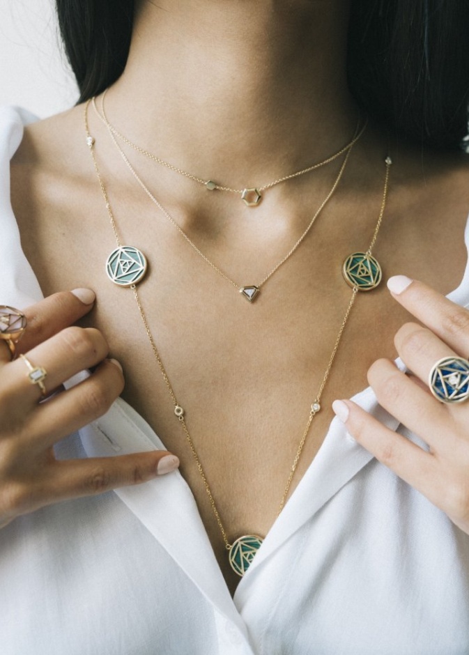 خواتم ذات تصميم عصري هندسي بتفاصيل راقية