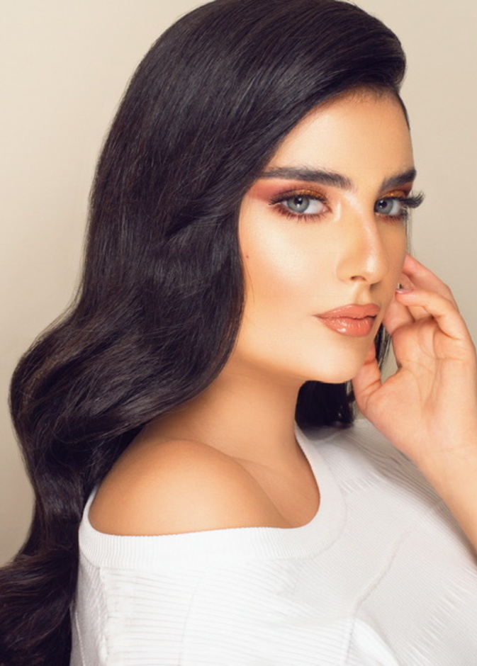 مكياج سهرة من اعمال لينا