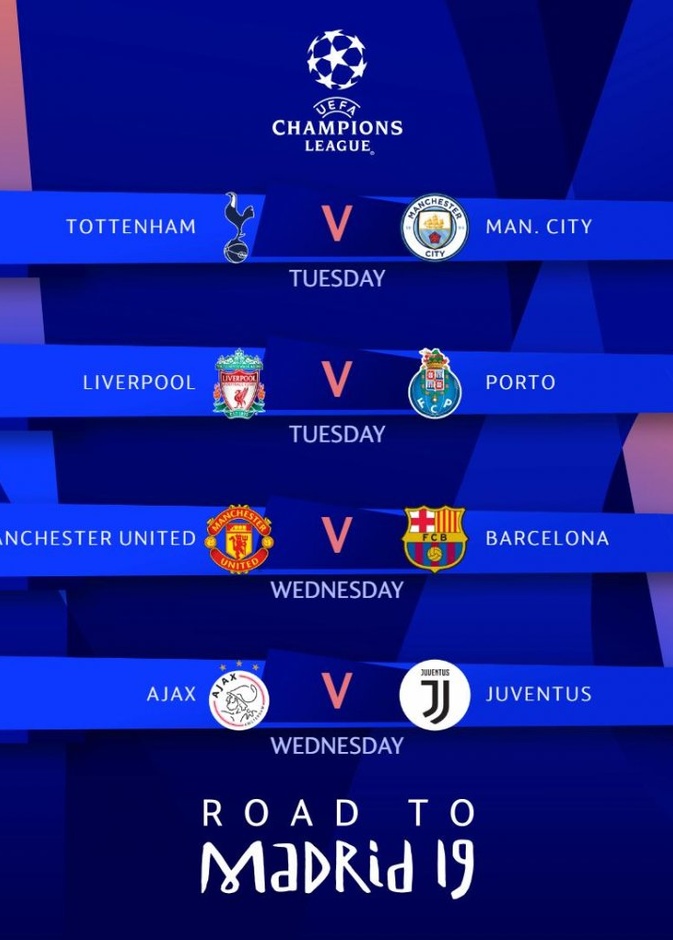 انطلاق ربع نهائي دوري أبطال أوروبا الليلة