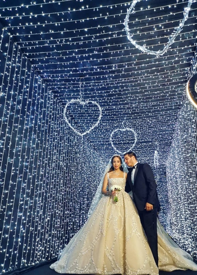  بلال عباس ابراهيم مع عروسته