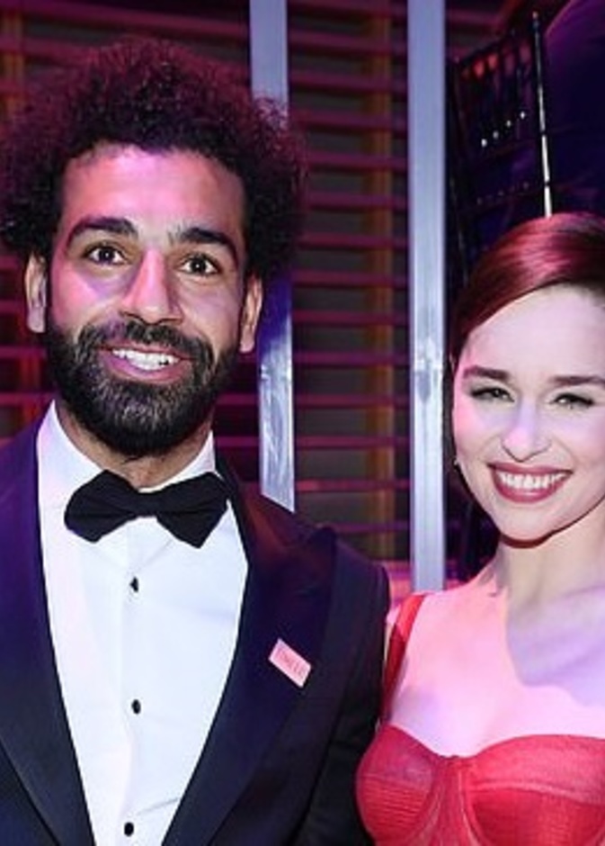 محمد صلاح واميليا كلارك
