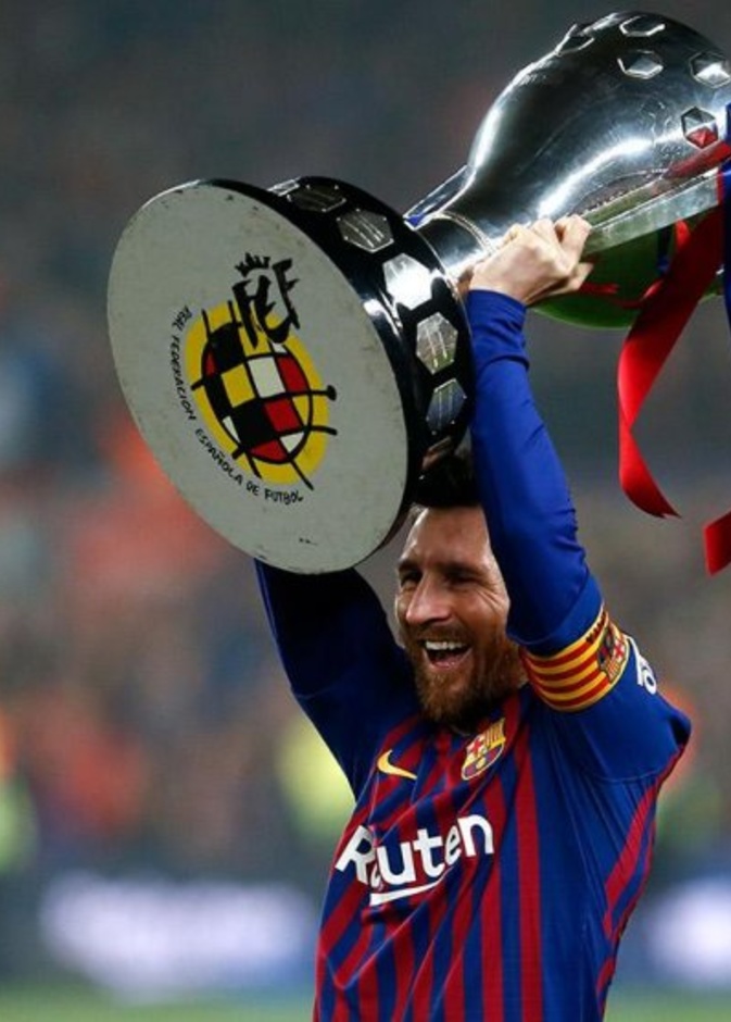 تتويج برشلونة بلقب الدوري الإسباني