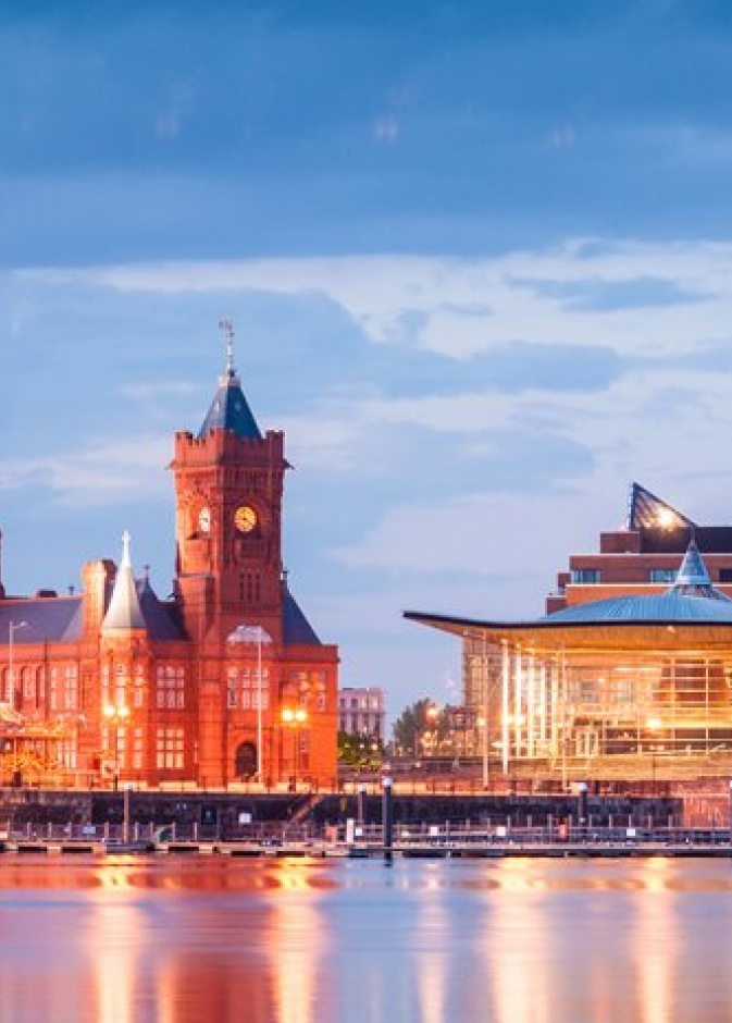  مشهد من خليج كارديف