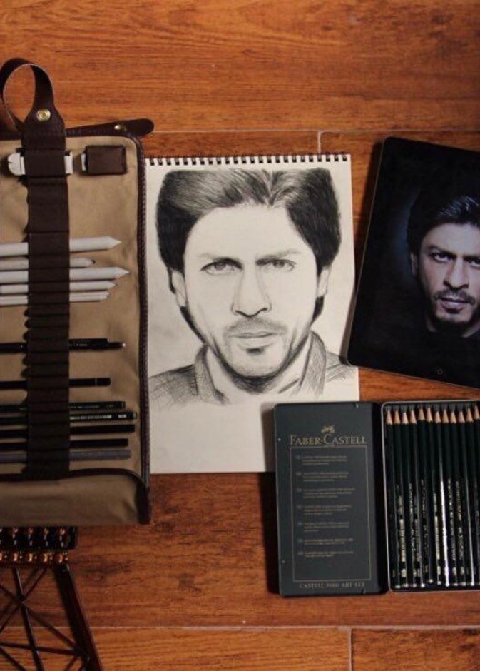 احدى رسومات الرسامة السعودية بشاير خالد