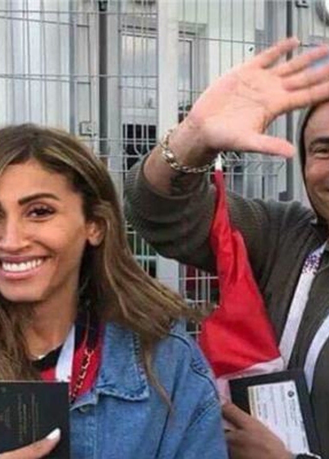 عمرو دياب ودينا الشربيني