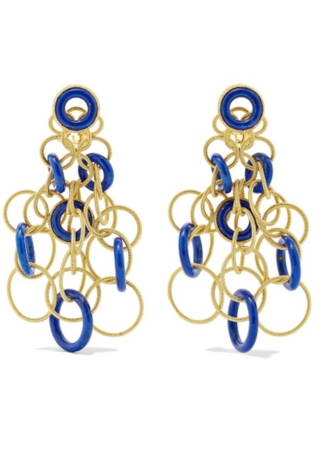 أقراط أحجار كريمة