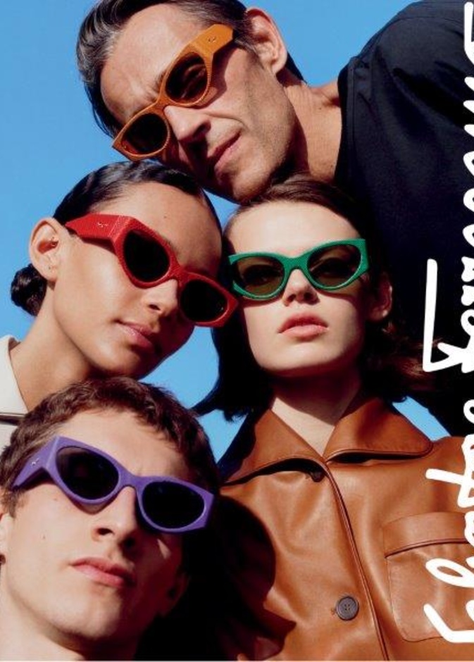 Salvatore Ferragamo تقدم نظارة شمسية مُطعمة بالجلد!