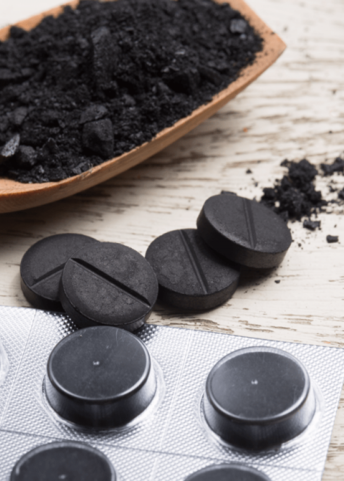 الفحم فعال في تخليصك من الكرش والدهون حول الخصر