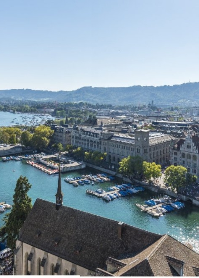 نهر ليمات يتوسط المدينة القديمة والحديثة