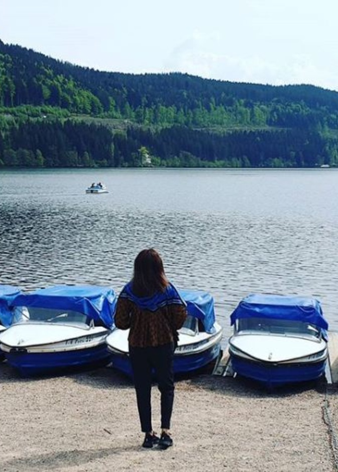 أحلام تحتفل بتخرج نجلها فاهد