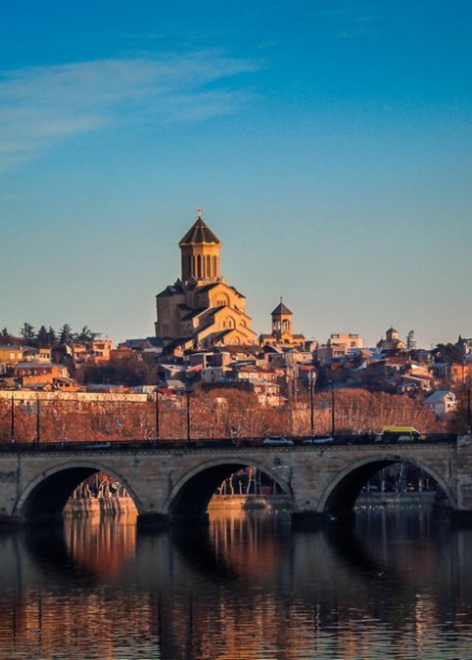 اطلالة عامة على العاصمة الجورجية