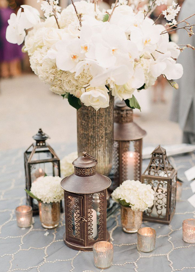 ادوات الطعام باللون البرونزي الفخمة لحفل زفاف ملوكي للعيد