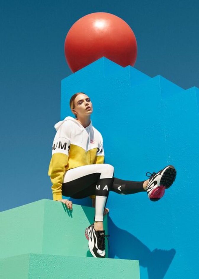تقدم كارا ديليفين Cara Delevingneحذاء Cell Stellar الجديد من PUMA