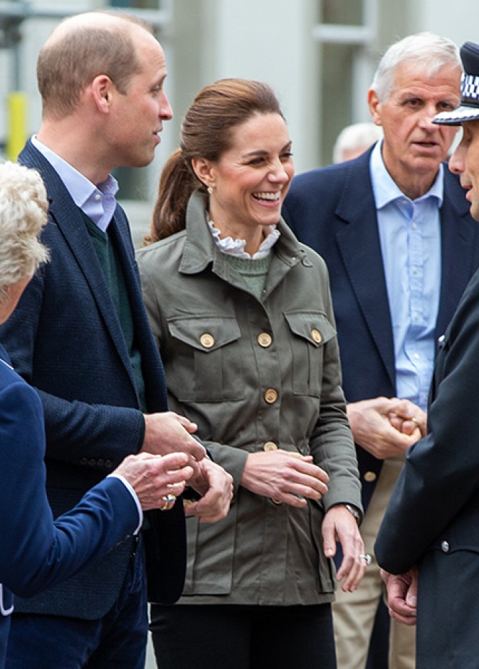  الأمير وليام وكيت ميدلتون زارا مزرعة لتربية الأغنام