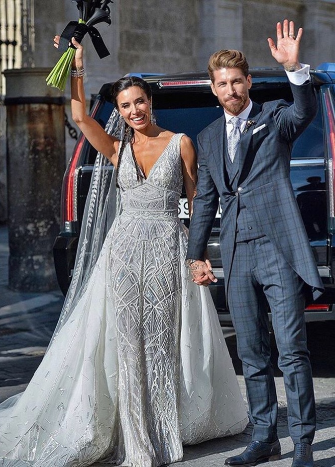  سيرجيو راموس وصديقته بيلار روبيو