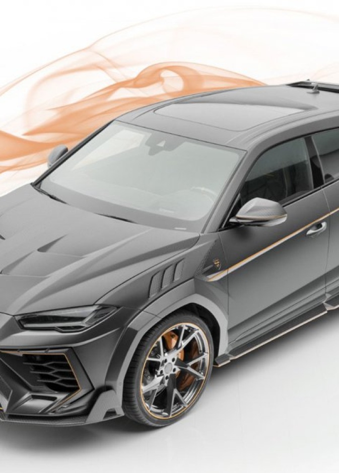 قدمت مانسوري ثوباً مهيباً من ألياف الكربون في النسخة المعدلة من لامبورغيني أوروس 