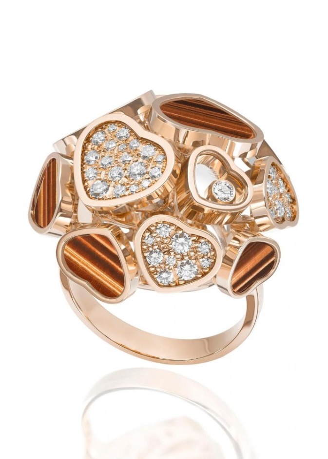 حجر عين النمر - خاتم شوبارد Chopard