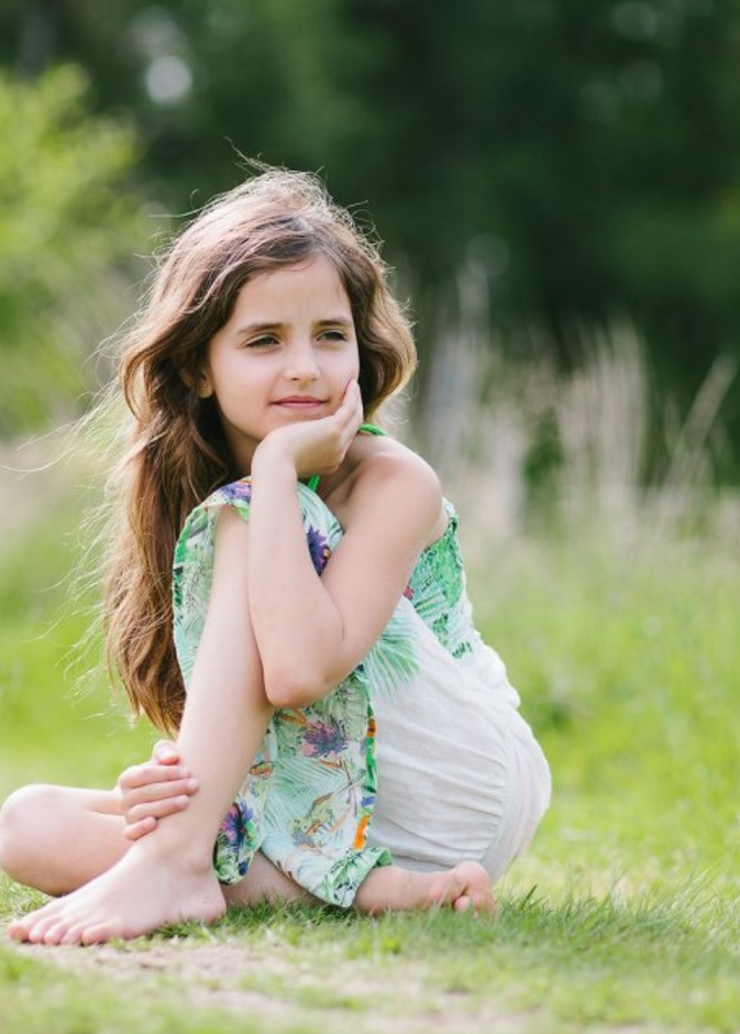 خلطات شعر طبيعية للبنات الصغار في الصيف