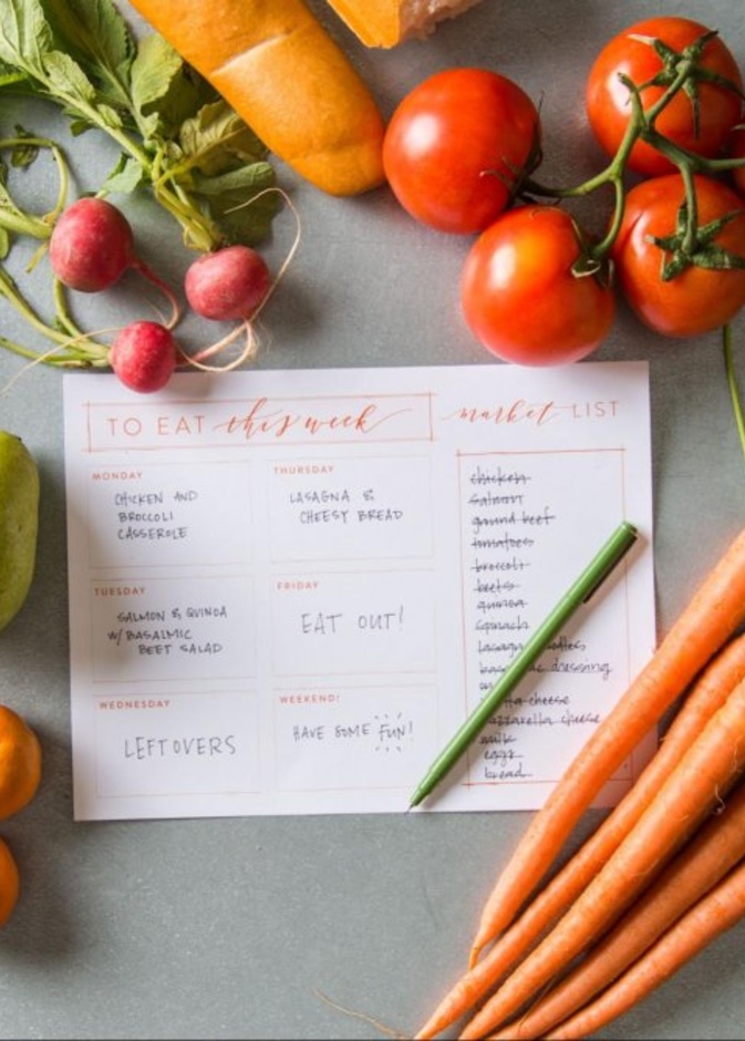 جدول غذائي لإنقاص عشرة كيلو جرام