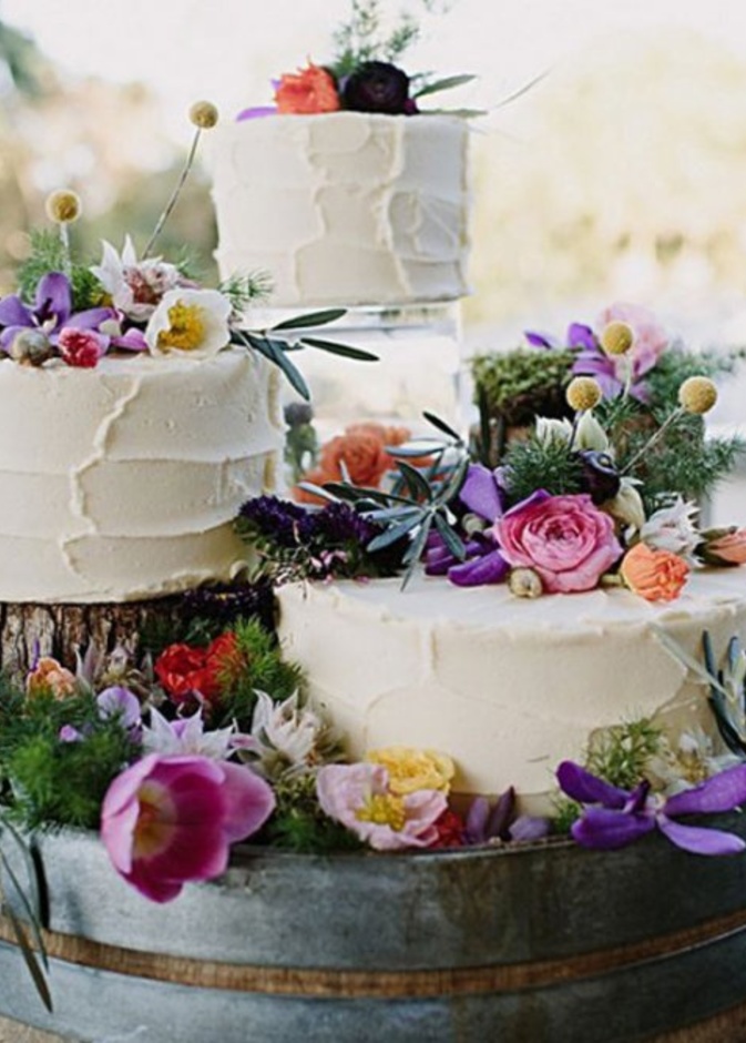 تصاميم لكعكات الزفاف موضة 2019