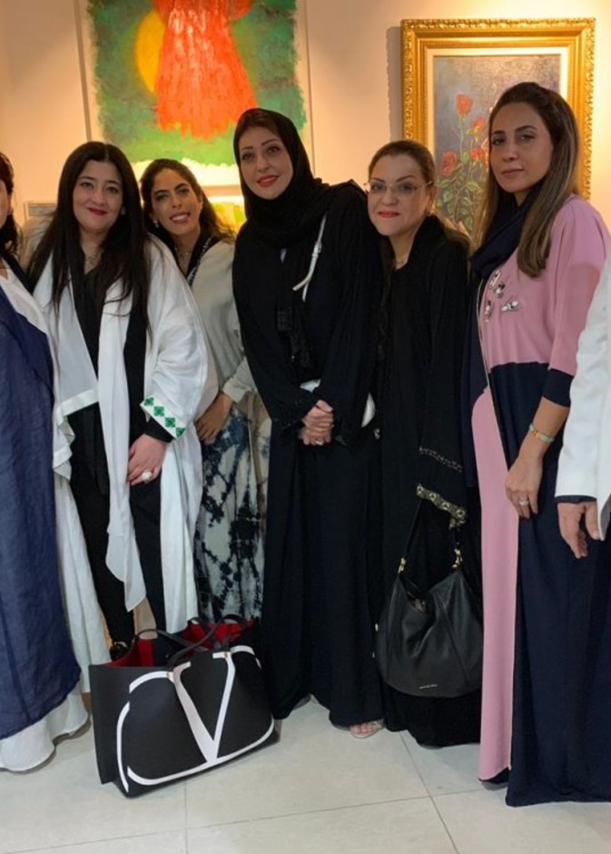 الفنانة التشكيلية شاليمار شربتلي تفتتح معرض "جدة عروس الفن"