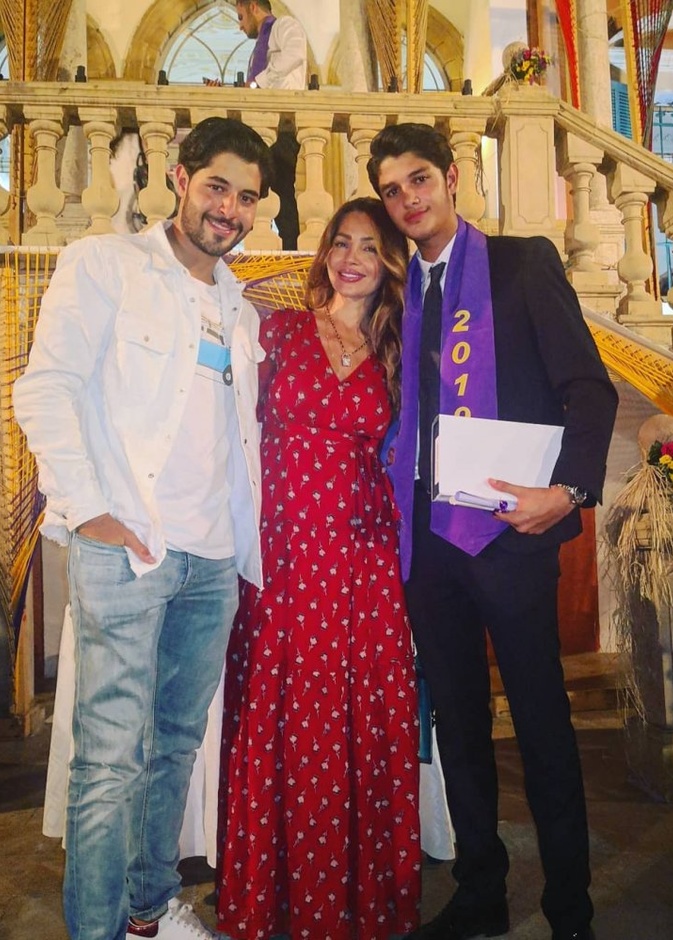 الاحتفال بتخرج نجل راغب علامة من الثانوية