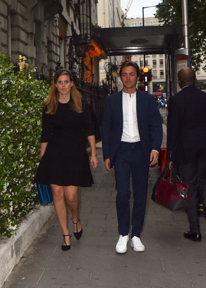 الأميرة بياتريس وصديقها في أحدث ظهور لهما في لندن