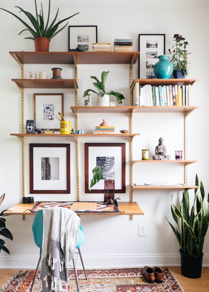 تصميم رفوف معدنية بأسلوب عصري وبسيط 