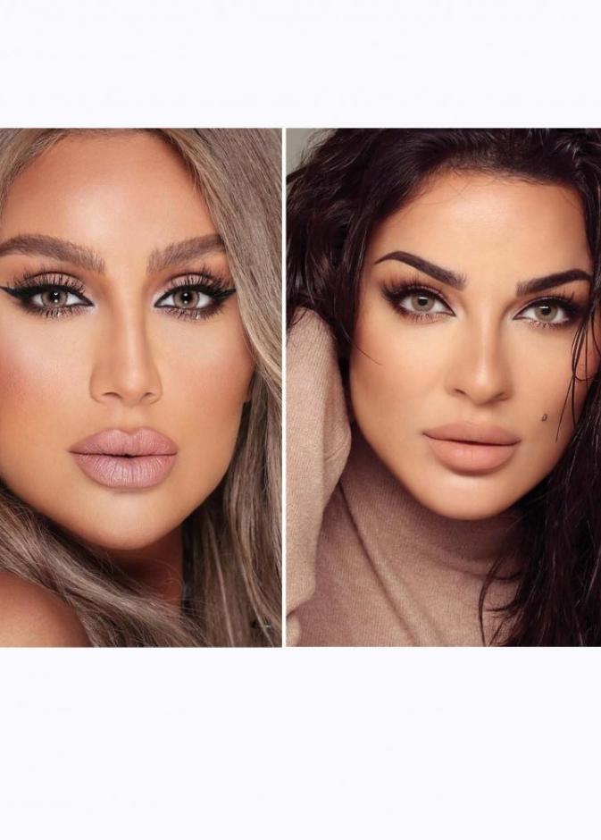 صور نادين نجيم ومايا دياب بالعدسات اللاصقة من الاجمل