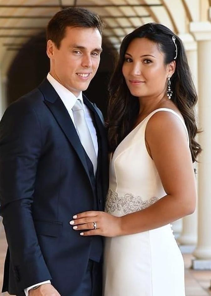 ماري شيفالييه ارتدت فستان زفاف من ماركة Atelier Boisanger